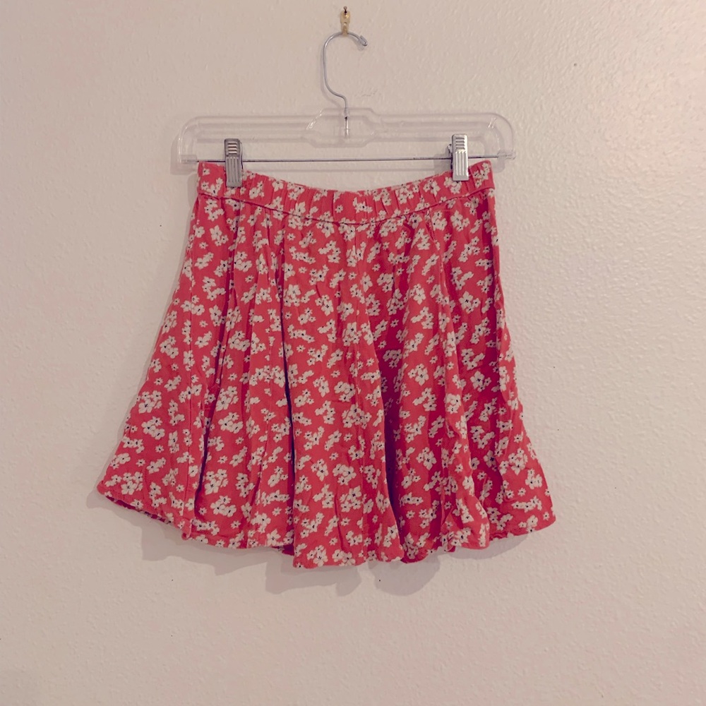 american eagle floral mini skirt size xs